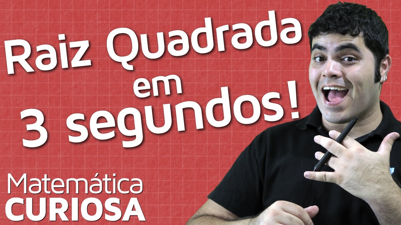 TRUQUE - Raiz Quadrada em 3 Segundos | Matemática Rio