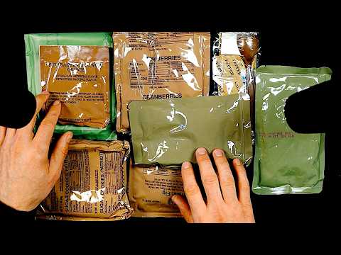 ASMR What’s Inside a HALAL US Military MRE? | Silent ASMR Unboxing
