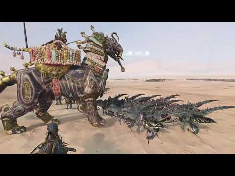 Dark Elf Cold One Drifting - Warhammer 2 Glitch (Uncut)