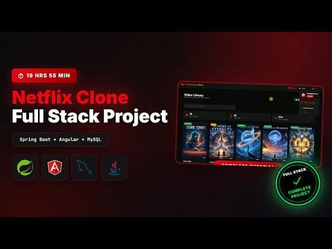 Netflix Clone Full Stack Project Spring Boot Java Angular Mysql Step By Step Tutorial