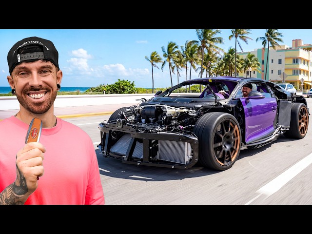 Attempting To Drive The Wrecked Bugatti Chiron For The First Time – Mat Armstrong