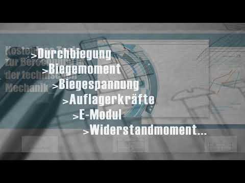 Technikrechner.de | Online Berechnung | Biegung, Auflager, Momente, Spannung |