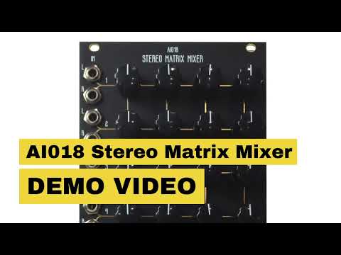 AI Synthesis AI018 Stereo Matrix Mixer Built and Tested Silver image 2
