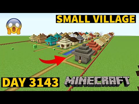 INSANE! Building Small Village in Minecraft - Day 3143