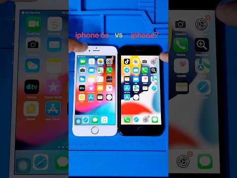 iphone 6s vs 7 speed test  🤔 | #shorts | #ytshorts | #apple | #iphone