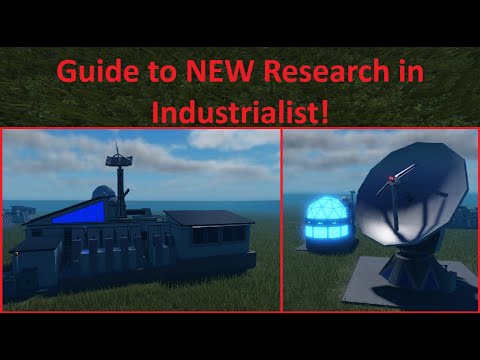 Complete Guide to Research in Industrialist / Roblox