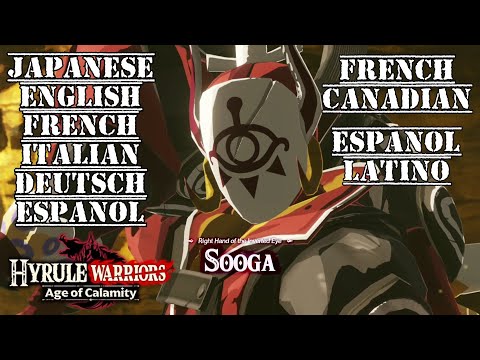 Sooga All 8 Voices Comparison - Hyrule Warriors: Age of Calamity