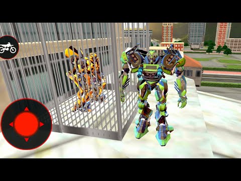 robot transforming game *** Grand Robot Bike Transform City Attack *** Android  Gameplay