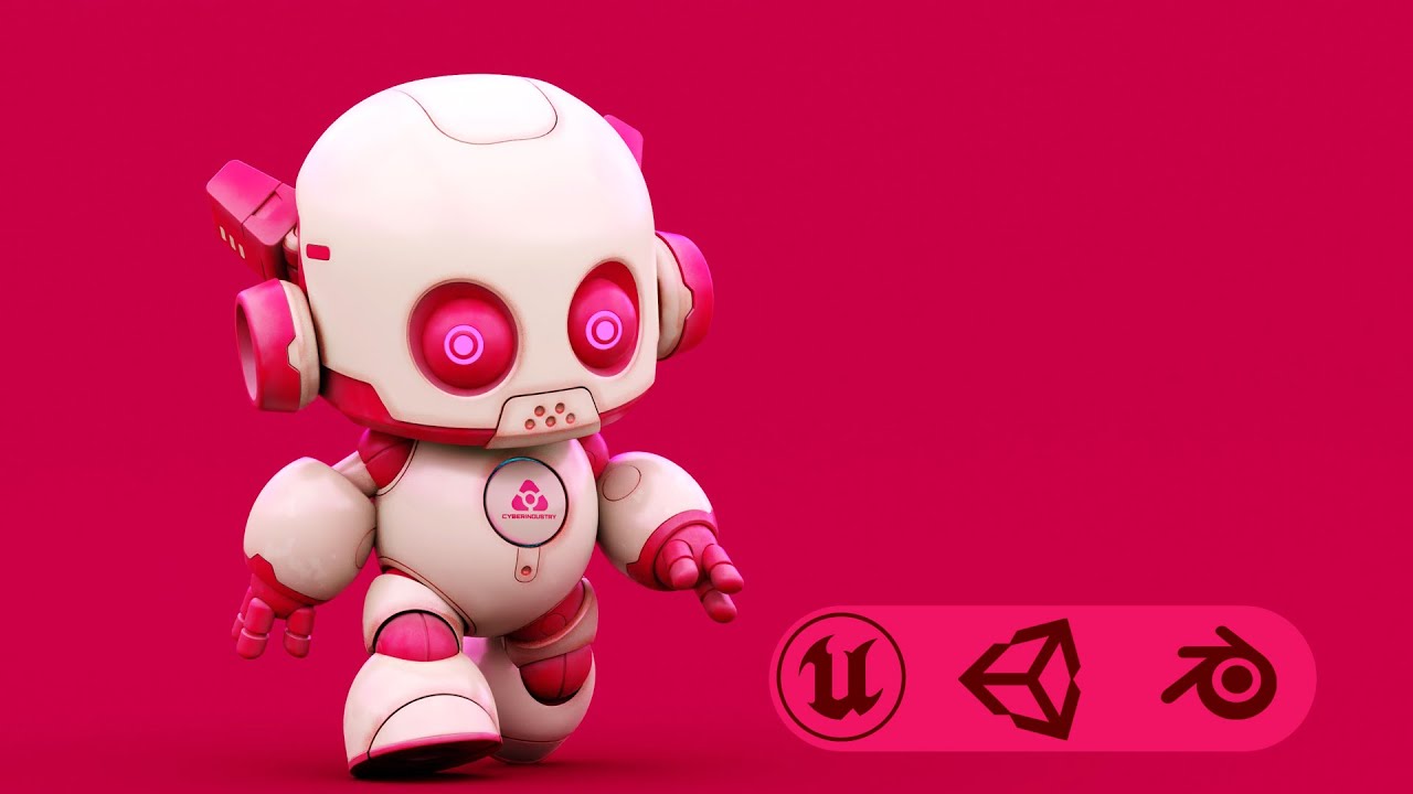 Robo G-6 Auto-Rig Pro Rigged For Mixamo Unreal Engine Unity 3D Model