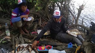 Download lagu BIKIN NGILER Bakar bakar ikan hasil mancing dimuara mp3
