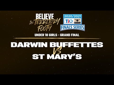 2020/21 TIO NTFL U18 Girls – Grand Final: Darwin Buffettes vs St Mary’s