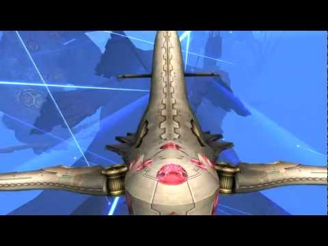 (Wii) Xenoblade Chronicles HD Cutscene 125 & 126 - Flying Through a Barrage