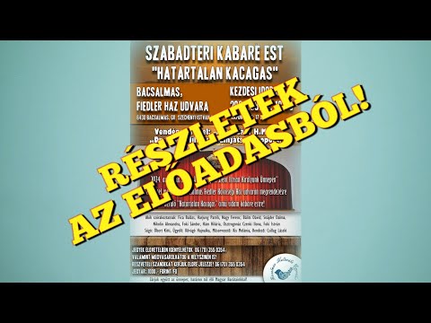 Szabadtéri kabaré est - "Határtalan kacagás"  \\\ Bácsalmás /// RÉSZLETEK AZ ELŐADÁSBÓL