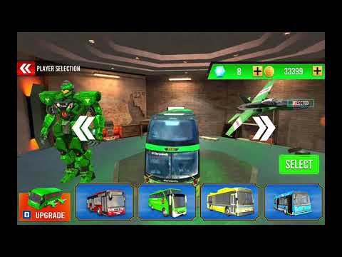 ROBOT BUS Drone Bus Robot Car Cool Game 3d