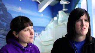 Kate Hall and Sarah Hegarty From Dingle Aquarium