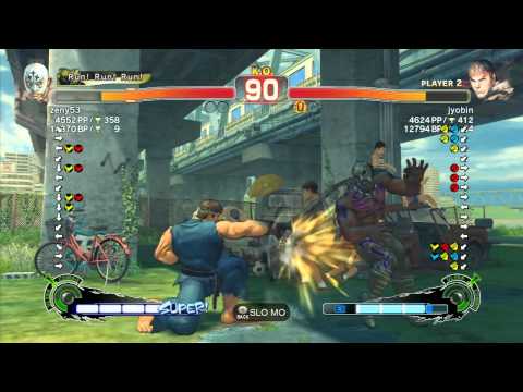 SSF4 AE 2012: zeny53 (El Fuerte) vs jyobin (Ryu) - Xbox Live Ranked Match