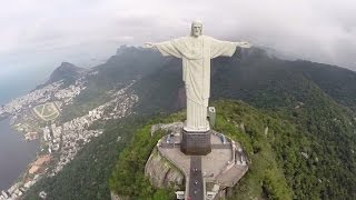 #DWWorldTour - Wow ! Drone Cam au Christ R�dempteur