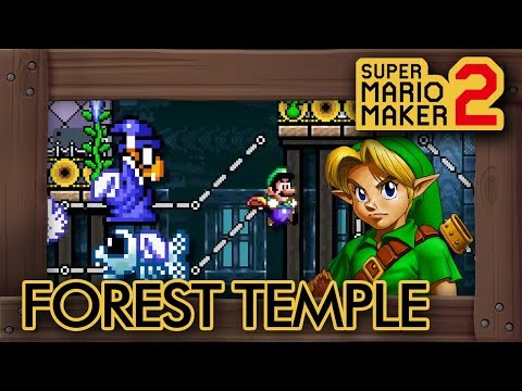Super Mario Maker 2 - Zelda OoT Forest Temple Dungeon