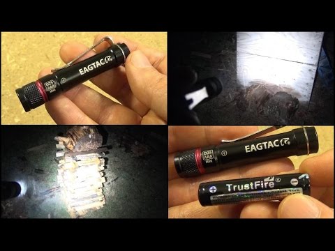 EagleTac D25AAA Flashlight Review (1x AAA/10440) Video
