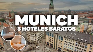 3 HOTELES BUENOS Y BARATOS EN MUNICH! Bien ubicados y cerca de todo!