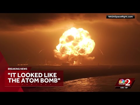 'Looked like the atom bomb': Dozens call 911 after rocket explosion rocks Space Coast