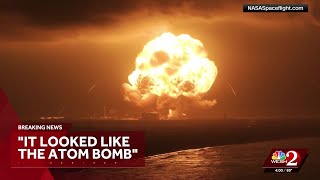 'Looked like the atom bomb': Dozens call 911 after rocket explosion rocks Space Coast