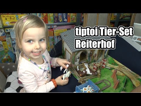 tiptoi Tier-Set Reiterhof (Ravensburger) - ab 4 Jahre - natürlich mit Pferden - Teil 370
