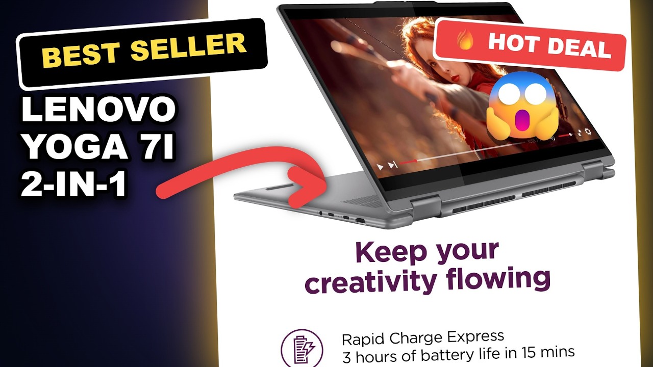 Lenovo Yoga 7i 2-in-1 Review: Is This AMD Business Laptop Worth It? review video