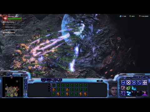 StarCraft 2 LotV Epilogue Mission 1 - Into the Void (Zerg Edition)