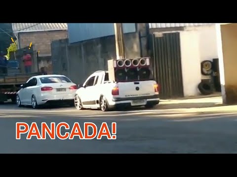 Saveiro Cross com paredão tocando Hit contagiante 🔊🙉