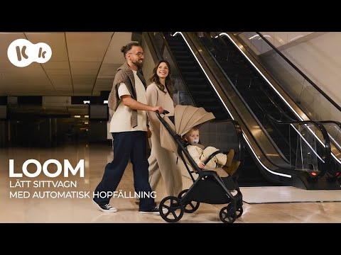 Kinderkraft LOOM – lätt barnvagn | automatisk hopfällning