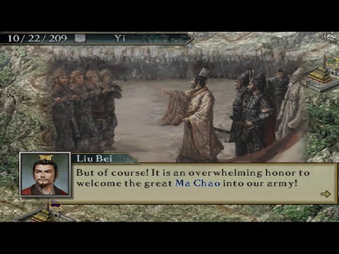 ROTK X - Liu Bei Recruits Ma Chao, Takes Cheng Du