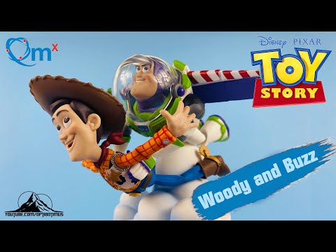 QMx @disneyjrla @pixar Toy Story WOODY AND BUZZ Q-Fig Max Video Review
