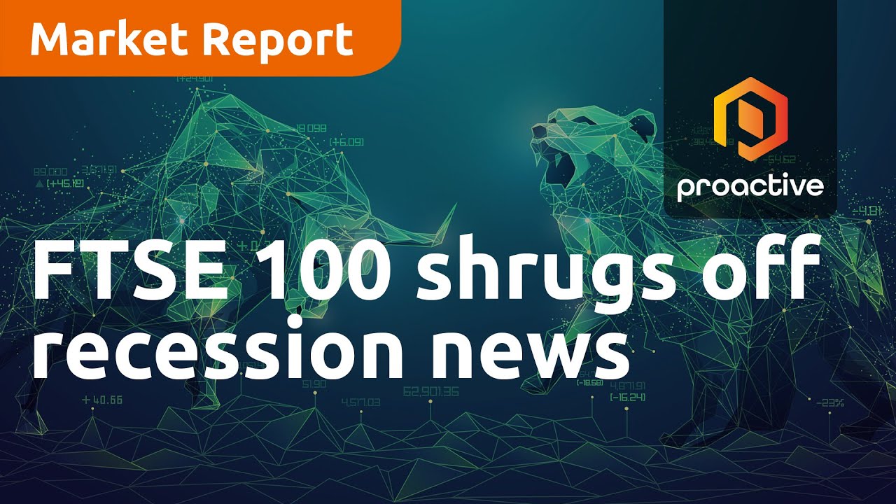 FTSE 100 shrugs off recession news; Centrica and Jet2 gain altitude - Market Report