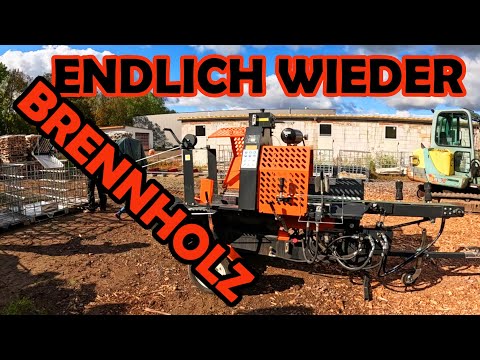 Firewood production is finally resuming.