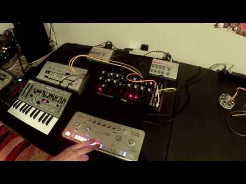 DFAM TB-03 SH-01A TT-606 - Live Techno Jam - 2018-09-16