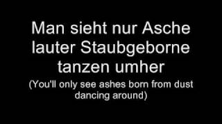 Oomph! - Geboren zu sterben (Lyrics w/ English Translation)