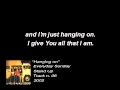 Everyday Sunday - Hanging on (Lyrics) 