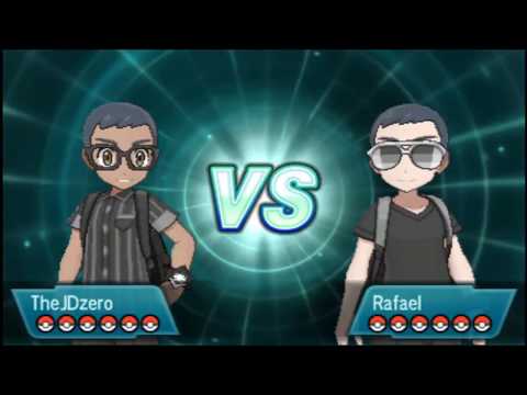 Pokemon Ultra SUN & MOON WIFI BATTLE TheJDzero vs Rafael rematch