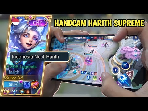 HANDCAM HARITH Surzz AS SEBERAPA FAST JARI HARITH SUPREME INDONESIA | HARITH TOP 1 GLOBAL 2022 -MLBB