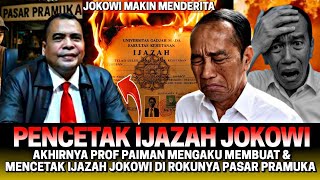 Download lagu 🔴 PROF PAIMAN MANGAKUI MEMBUAT & MENCETAK IJAZAH JOKOWI DI RUKONYA PASAR PRAMUKA‼️JOKOWI SAKIT PARAH mp3
