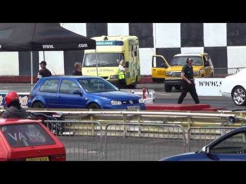 GTI International 2014 Sprint - Golf R32T 12.14s @ 118mph  (vs Bentley)