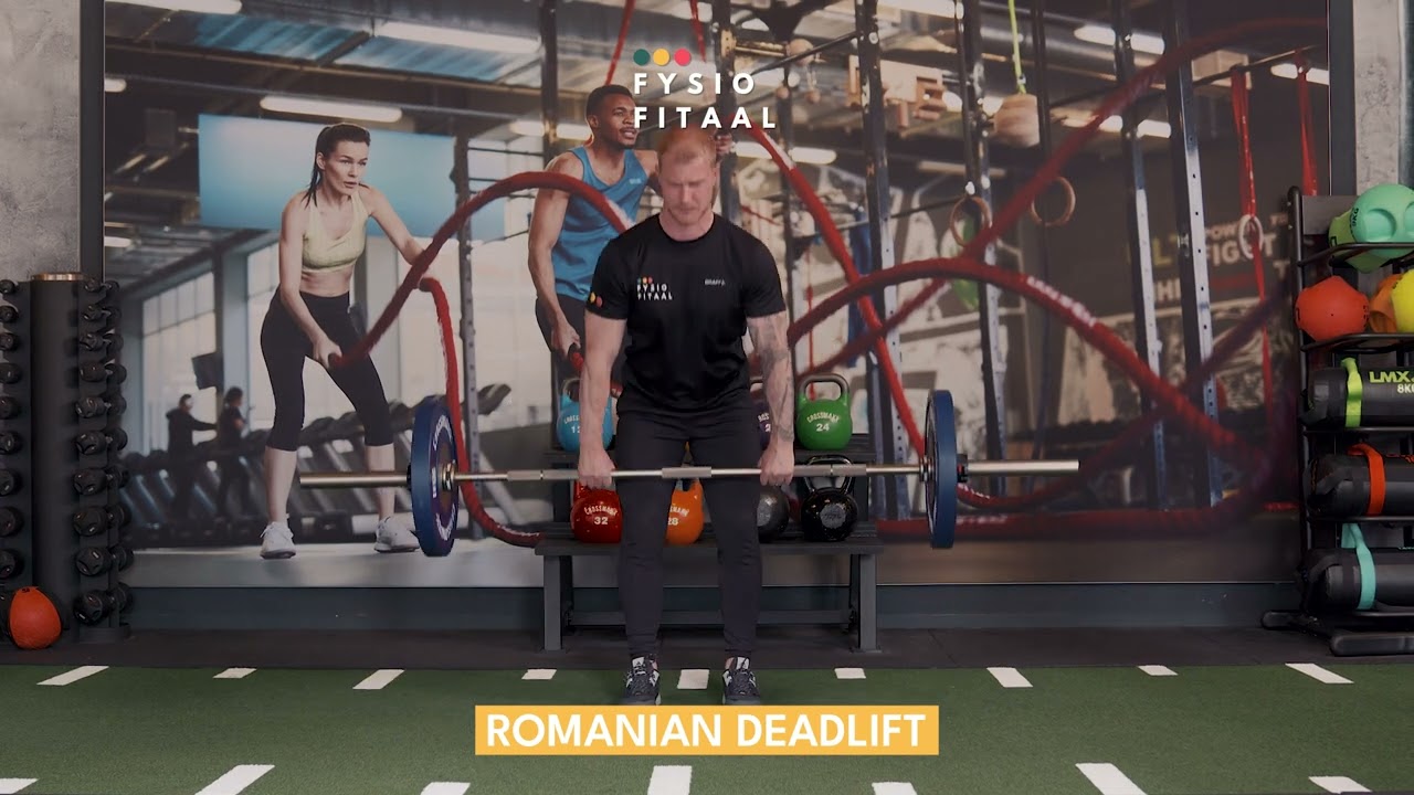 Video thumbnail: Romanian Deadlift — instructievideo