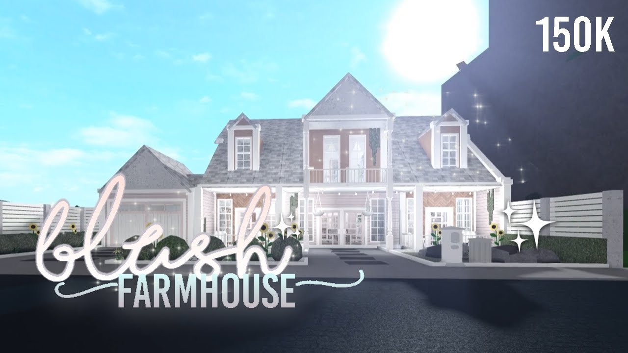 BLUSH FARMHOUSE TOUR!! || ROBLOX BLOXBURG