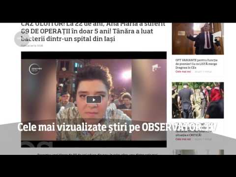 Cele mai vizualizate știri pe Observator.TV din 20 iunie 2017