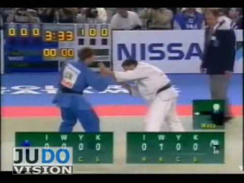JUDO 1997 European Championships: Jozsef Csak (HUN) - Larbi Benboudaoud (FRA)