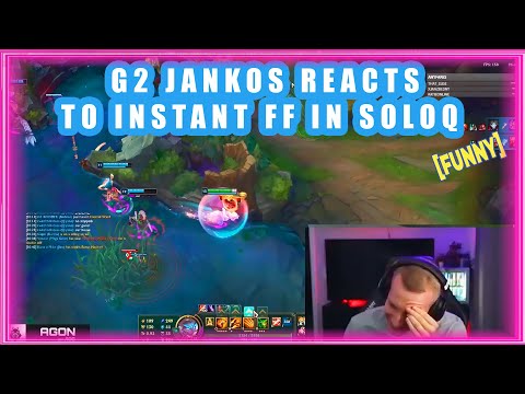 G2 Jankos Reacts to INSTANT FF in SoloQ [FUNNY]