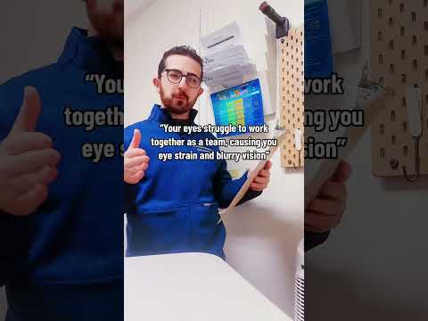 Why do I close my one eye to see?? #bvd #binocularvisionmatters #depthperception #headaches #blurryv