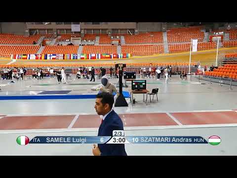 European Championships 2023 SMS - L16 - Luigi Samele ITA v Andras Szatmari HUN