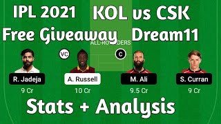 KOL VS CSK Dream11 | KOL VS CSK Dream11 Team|KOL vs CSK Dream11 Today| KOL vs CSK Dream11 Prediction